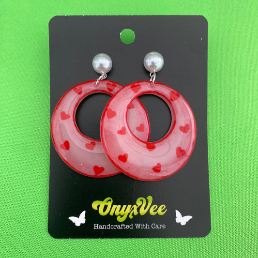 Sweetheart Hoop Earrings