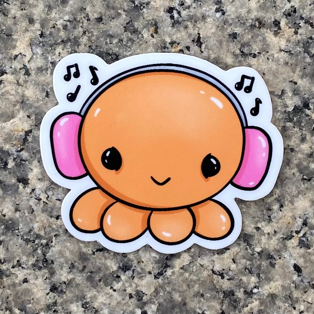 Kawaii Octopus Stickers