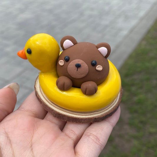 Floaty Bear Desk Pet