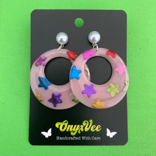 Stargazer Pop Hoop Earrings
