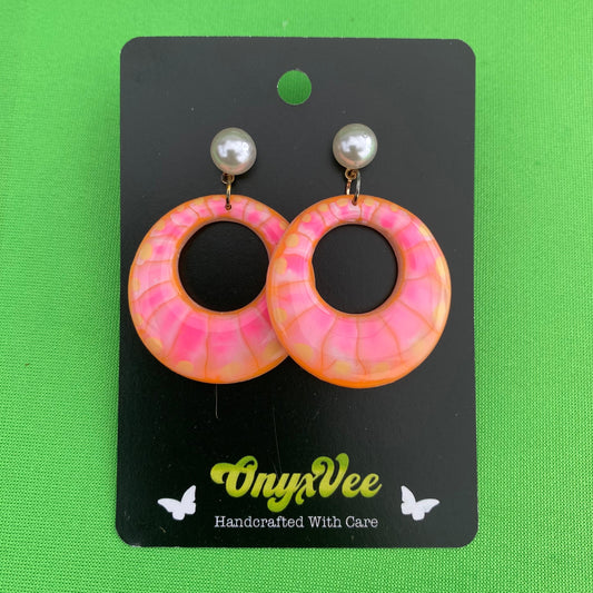 Sunset Hoop Earrings