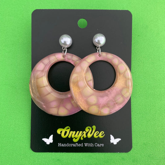 Golden Glow Hoop Earrings
